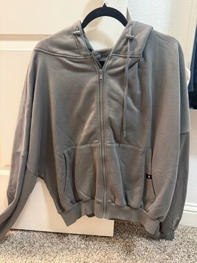 POPFLEX Zip Cloud Hoodie - Smoke